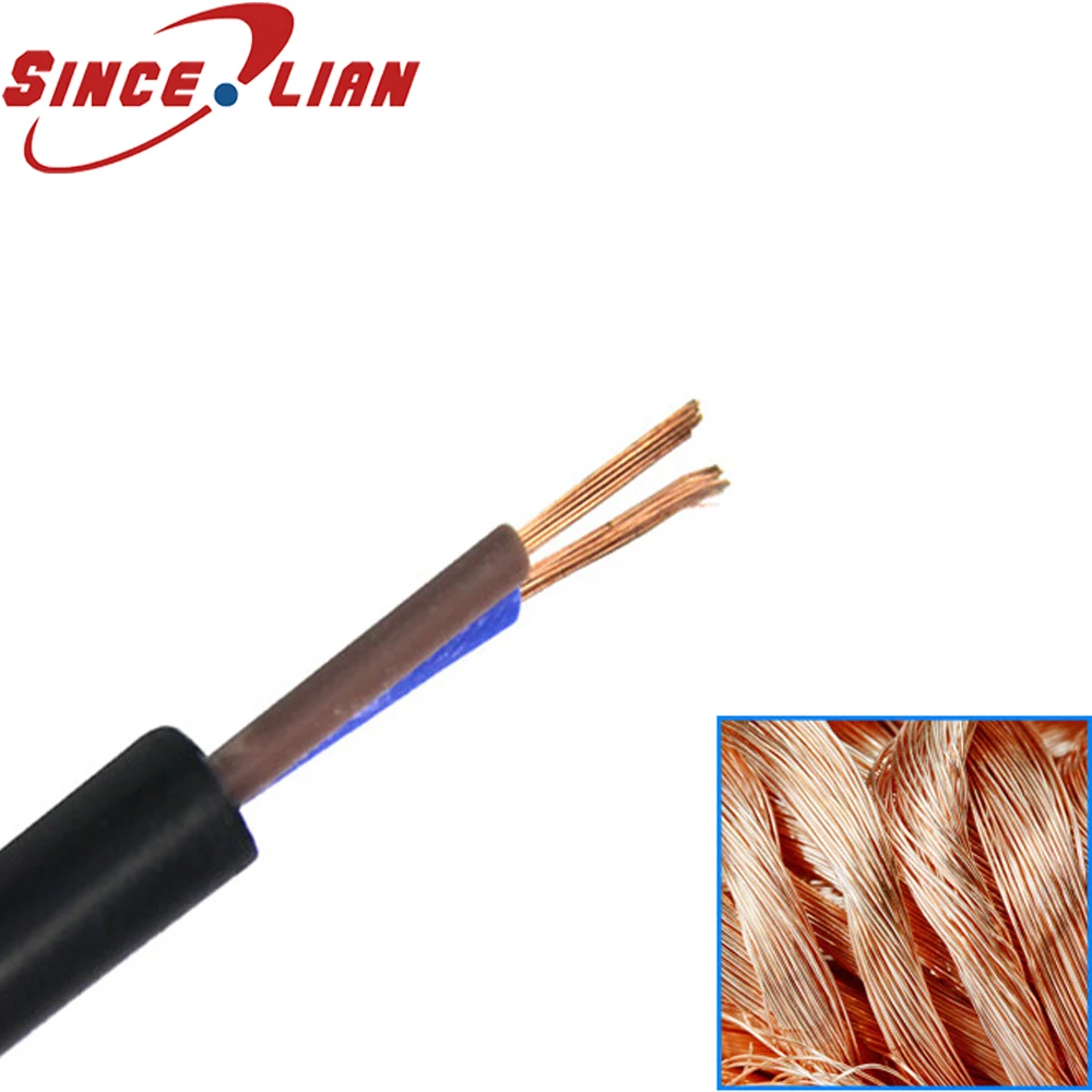 Original Power Cable RVV 2 core Wire Monitor Power Cord Round Type RVV2X0.3/0.5/0.75/1.0/1.5/2.5 Squar Connection line
Original Power Cable RVV 2 core Wire Monitor Power Cord Round Type RVV2X0.3/0.5/0.75/1.0/1.5/2.5 Squar Connection line