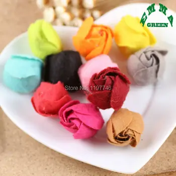 Random MIX Colors Handmade Wool Felt Rose Flowers For DIY Jewelry Hairband Hair Bow Decoration Spring Flower 20x26mm 10pcs 
Random MIX Colors Handmade Wool Felt Rose Flowers For DIY Jewelry Hairband Hair Bow Decoration Spring Flower 20x26mm 10pcs