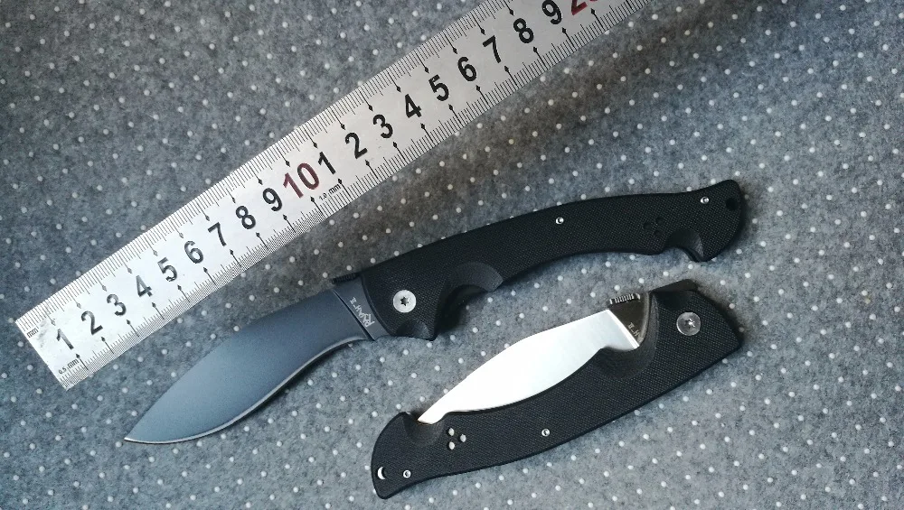 Hot sale Custom tactical cold steel Folding Knives D2 steel Blade G10 handle Camping Outdoor Survival Knives portable EDC tool
Hot sale Custom tactical cold steel Folding Knives D2 steel Blade G10 handle Camping Outdoor Survival Knives portable EDC tool