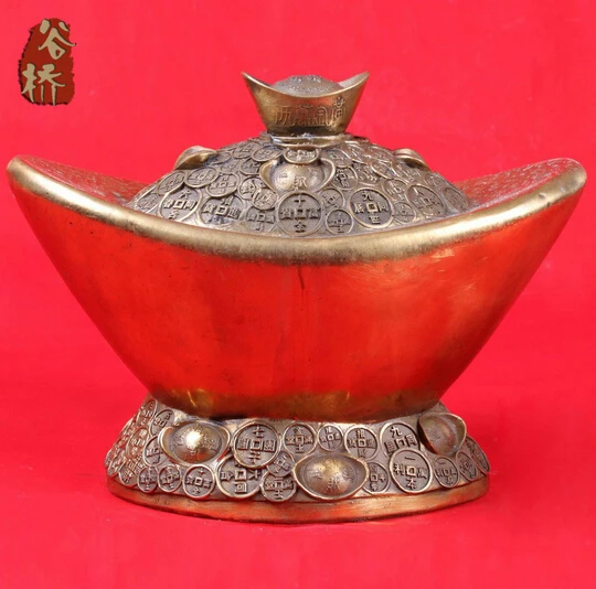 B0601 421Bronze sculpture, gold ingot crafts ingot large ingot copper ingot decoration bronze sculpture, decoration statue
B0601 421Bronze sculpture, gold ingot crafts ingot large ingot copper ingot decoration bronze sculpture, decoration statue