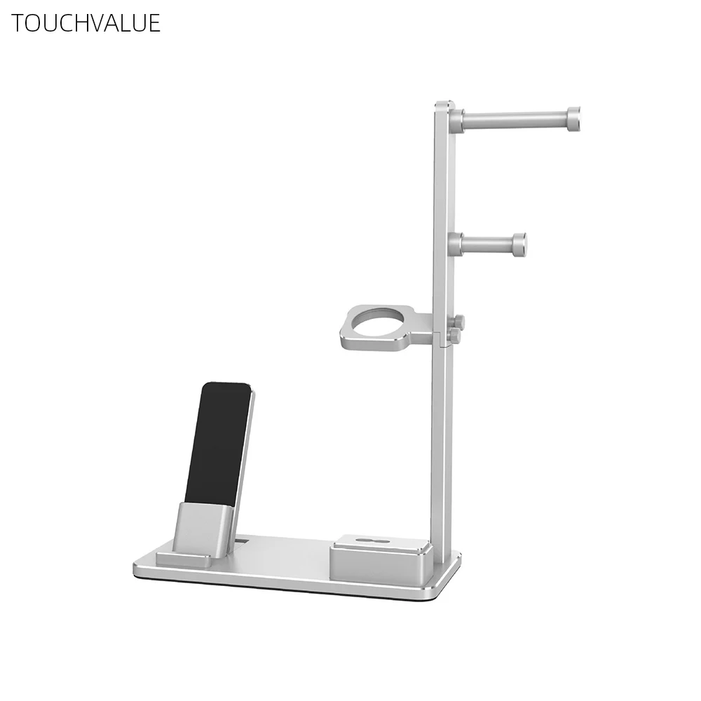 Luxury Multi-functional Aluminium Alloy Desk Stand For iPad mini Charging Stand For Apple Watch Dock Station Headset Holder
Luxury Multi-functional Aluminium Alloy Desk Stand For iPad mini Charging Stand For Apple Watch Dock Station Headset Holder
