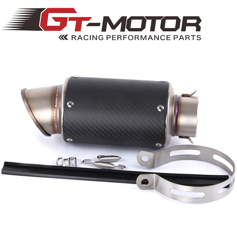 GT Motor - New Model High Quality 61mm Universal motorcycle Carbon Fiber Exhaust muffler for BMW S1000R S1000RR
GT Motor - New Model High Quality 61mm Universal motorcycle Carbon Fiber Exhaust muffler for BMW S1000R S1000RR