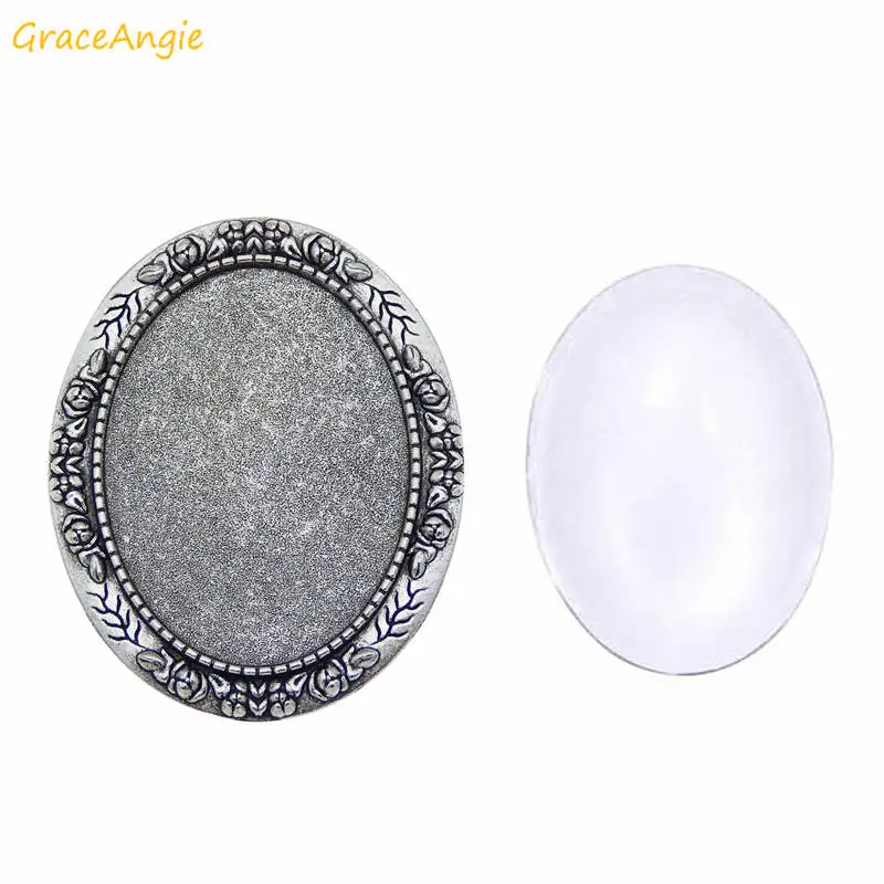 Fit for 43*30mm Glass Vintage Oval Antique Silver Brooch Base Set Cabochon Glass Brooch Pin Women Jewelry DIY Accessory
Fit for 43*30mm Glass Vintage Oval Antique Silver Brooch Base Set Cabochon Glass Brooch Pin Women Jewelry DIY Accessory