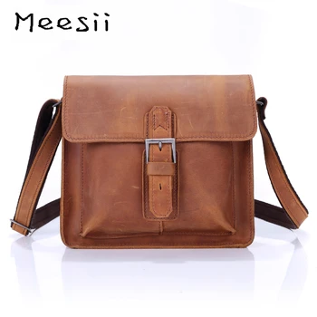 Meesii Crazy Horse Cow Leather Shoulder Bag Renovate Business Men Messenger Bag High-capacity Crossbody Bag Male Travel Handbag
Meesii Crazy Horse Cow Leather Shoulder Bag Renovate Business Men Messenger Bag High-capacity Crossbody Bag Male Travel Handbag