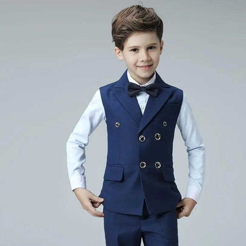 2019 New Children's Suit Boys Sleeveless Blazer Vest Sets Jackets Kids Wedding Party Gown Flower Boys Prom Formal Costume Y955
2019 New Children's Suit Boys Sleeveless Blazer Vest Sets Jackets Kids Wedding Party Gown Flower Boys Prom Formal Costume Y955