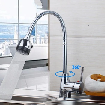 Torayvino Kitchen Sink Basin Faucet Swivel Spout Contemporary Chrome Ceramic Plate Spool Hot Cold Water Mixer Kitchen Faucet
Torayvino Kitchen Sink Basin Faucet Swivel Spout Contemporary Chrome Ceramic Plate Spool Hot Cold Water Mixer Kitchen Faucet