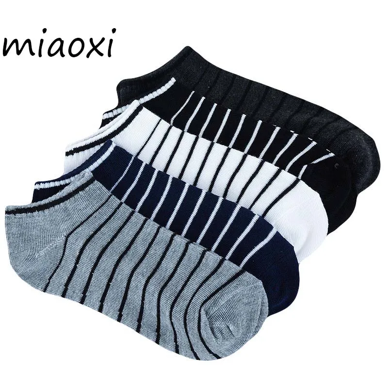 miaoxi Stripe Men Summer Sock 5 Pairs /lot Package Male Light Socks Cotton Short Sock Wholesale Couples Socks Sale
miaoxi Stripe Men Summer Sock 5 Pairs /lot Package Male Light Socks Cotton Short Sock Wholesale Couples Socks Sale
