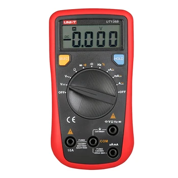 Details About UNI-T UT136B Digital Multimeter Auto Range Tester AC DC Voltage Current Ohm Diode Cap Hz Kinds Of Measurement
Details About UNI-T UT136B Digital Multimeter Auto Range Tester AC DC Voltage Current Ohm Diode Cap Hz Kinds Of Measurement