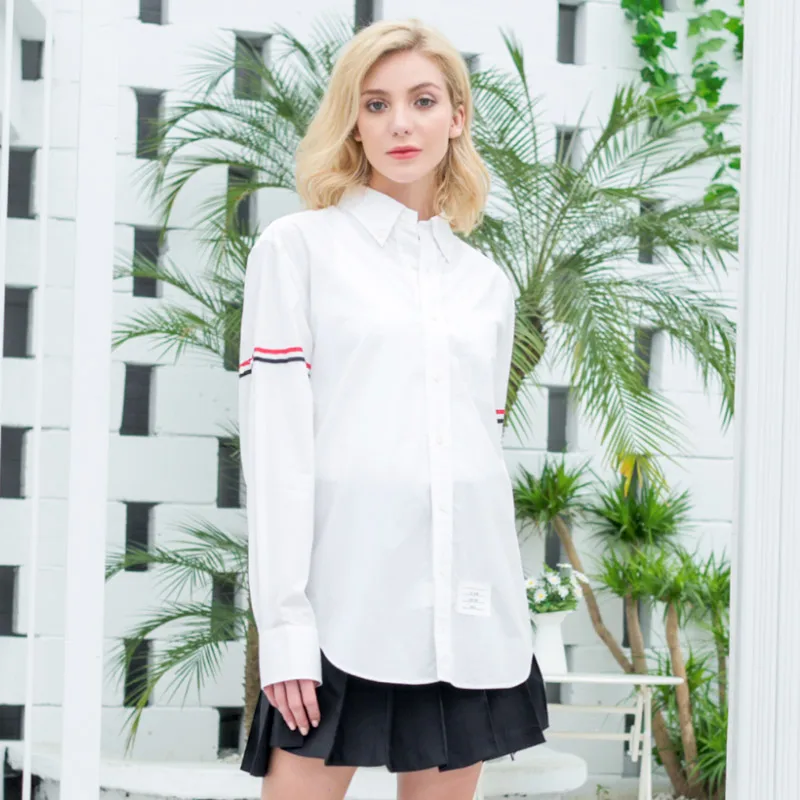 2019 Fashion TB THOM Brand Shirts Women Slim Fit White Long Sleeve Casual Shirt Cotton Oxford Solid Women's Clothing
2019 Fashion TB THOM Brand Shirts Women Slim Fit White Long Sleeve Casual Shirt Cotton Oxford Solid Women's Clothing