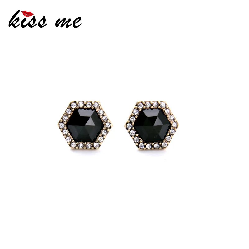 American Pop Concise Style Geometric Black Imitation Gems Female Stud Earrings Factory Wholesale
American Pop Concise Style Geometric Black Imitation Gems Female Stud Earrings Factory Wholesale