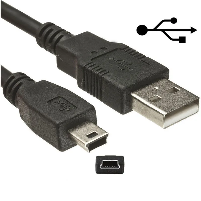 1.8M USB 2.0 Black 5-Pin Data Charger Cable for Ps3 Game Wireless Controller Connect Computer Play And Charge
1.8M USB 2.0 Black 5-Pin Data Charger Cable for Ps3 Game Wireless Controller Connect Computer Play And Charge