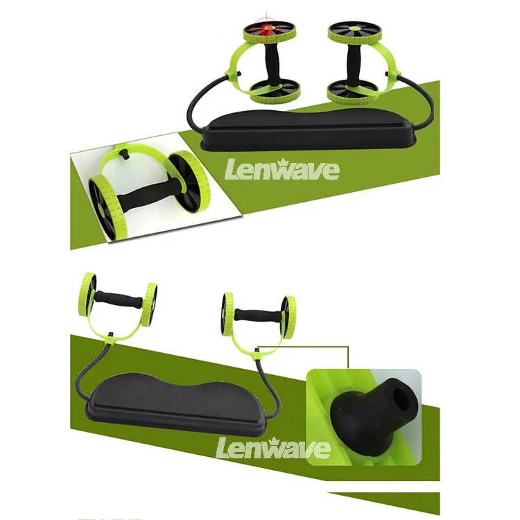 brand new double-wheeled ab roller Men Woman comprehensive fitness wheel exercise waist & abdomen exercise trainer