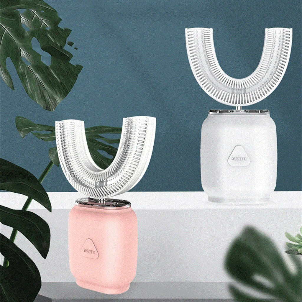 270 Degree Toothbrush Lazy Automatic Sonic Silicone Electric ToothbrushTeeth Whitening Brush U-shaped Cleaning Teeth
270 Degree Toothbrush Lazy Automatic Sonic Silicone Electric ToothbrushTeeth Whitening Brush U-shaped Cleaning Teeth