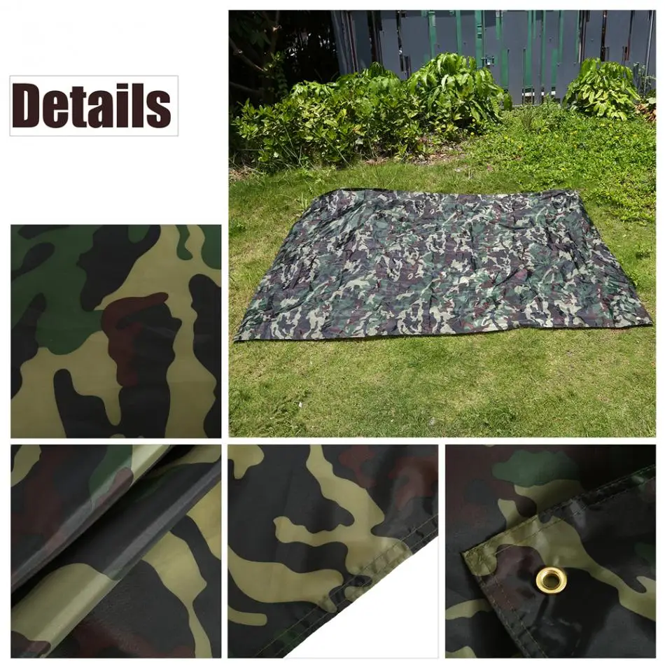 Description Picture 3 of itemOutdoor Camping Tent Sun Shelter Simple Tent Camping Mat Ground Mat Camouflage Tent Outdoor Sun Shade Awning