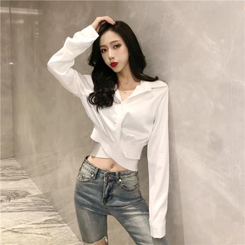 Lychee Girls Cross Hollow Out Women Crop Top Blouses Turn Down Collar Long Sleeve Female Blouses Shirts Spring Sexy Sweet Blouse
Lychee Girls Cross Hollow Out Women Crop Top Blouses Turn Down Collar Long Sleeve Female Blouses Shirts Spring Sexy Sweet Blouse