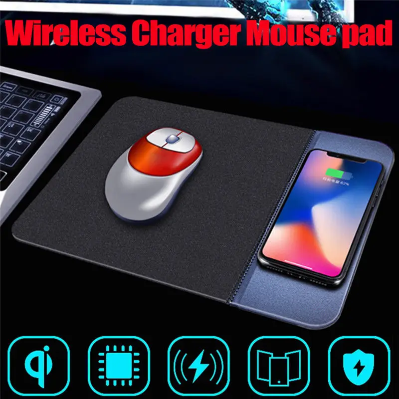 Qi Wireless Innovative Wireless Charging Mouse Pad 5W Desktop Mobile Phone Charger Mat Writing Tablet for iPhone Samsung Galaxy
Qi Wireless Innovative Wireless Charging Mouse Pad 5W Desktop Mobile Phone Charger Mat Writing Tablet for iPhone Samsung Galaxy