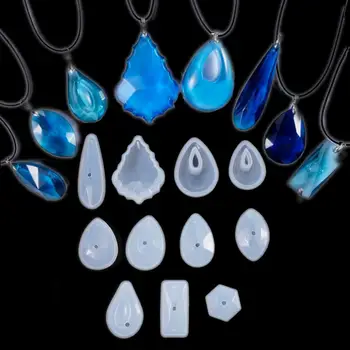 DIY 3D Crystal Necklace Pendant Silicone Molds Handmade Epoxy Resin Jewelry Scale Charms Making Tools Mold
DIY 3D Crystal Necklace Pendant Silicone Molds Handmade Epoxy Resin Jewelry Scale Charms Making Tools Mold