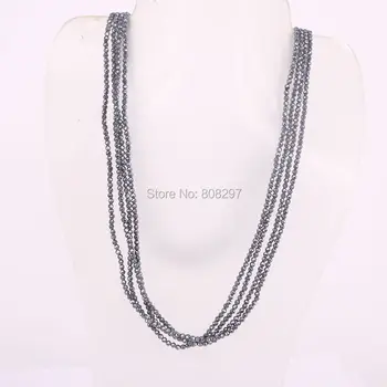 DIY 6Pcs Black Color Hematite beads necklace Long chain necklace charm necklaces
DIY 6Pcs Black Color Hematite beads necklace Long chain necklace charm necklaces