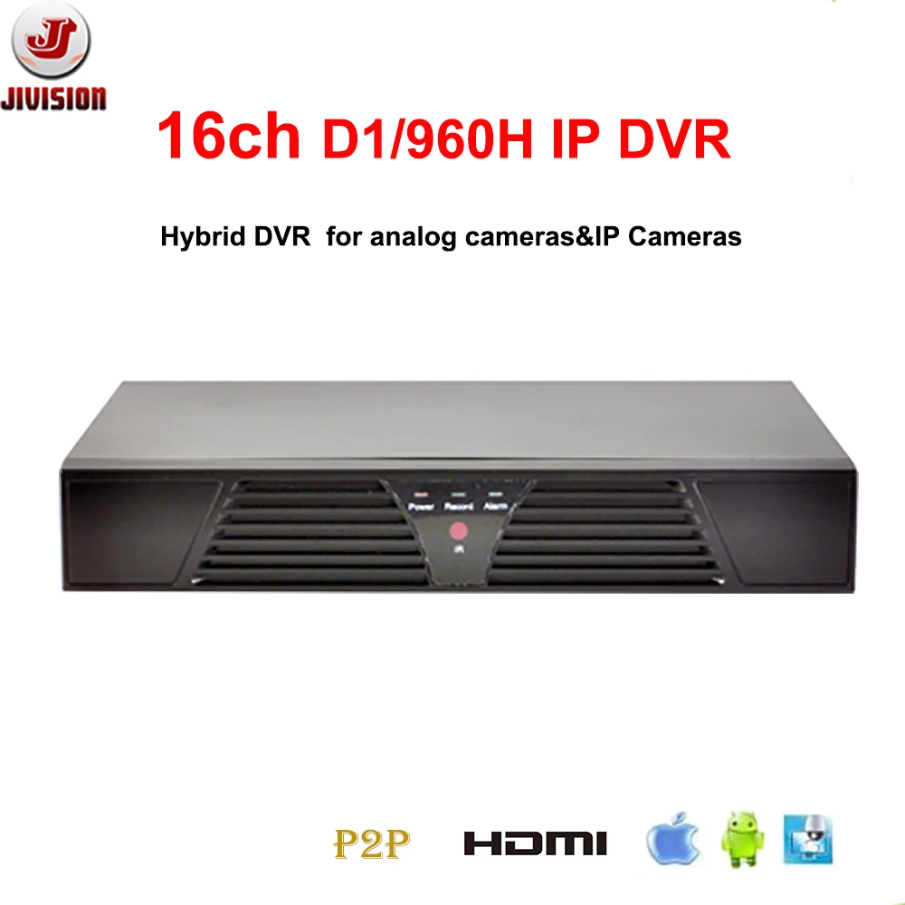Экономические 16ch DVR D1/960 H видеонаблюдения Регистраторы HDMI H.264 сети IP NVR 16 каналов