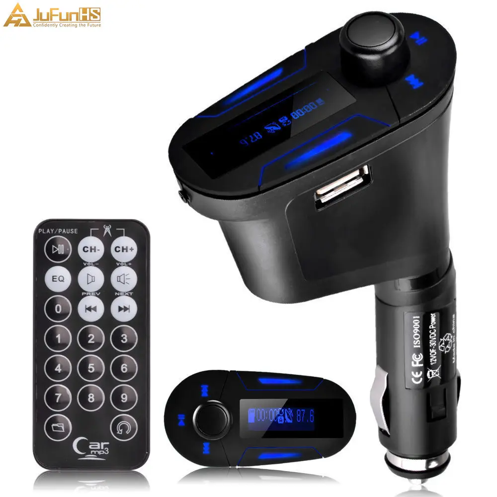 Wireless Bluetooth Car Kit FM Transmitter LCD Screen Modulator USB SD MMC MP3 Player Remote Control Handsfree Calls
Wireless Bluetooth Car Kit FM Transmitter LCD Screen Modulator USB SD MMC MP3 Player Remote Control Handsfree Calls