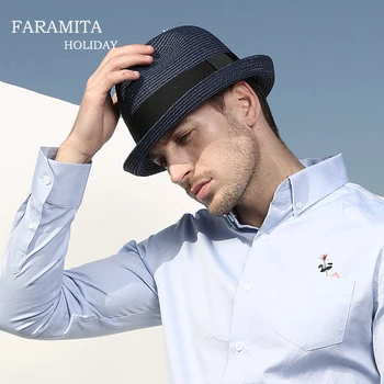 Faramita Holiday Summer Jazz Women Straw Hat Beach Men Papyrus Upscale Gentleman Casual Panama Male Cap Hemp Rope Patchwork Hats
Faramita Holiday Summer Jazz Women Straw Hat Beach Men Papyrus Upscale Gentleman Casual Panama Male Cap Hemp Rope Patchwork Hats
