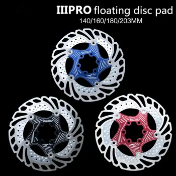 IIIPR MTB Mountain Bike Bicycle Cooling Floating Disc Pad 140/160/180/203mm Six Nail Disc Brake pads
IIIPR MTB Mountain Bike Bicycle Cooling Floating Disc Pad 140/160/180/203mm Six Nail Disc Brake pads