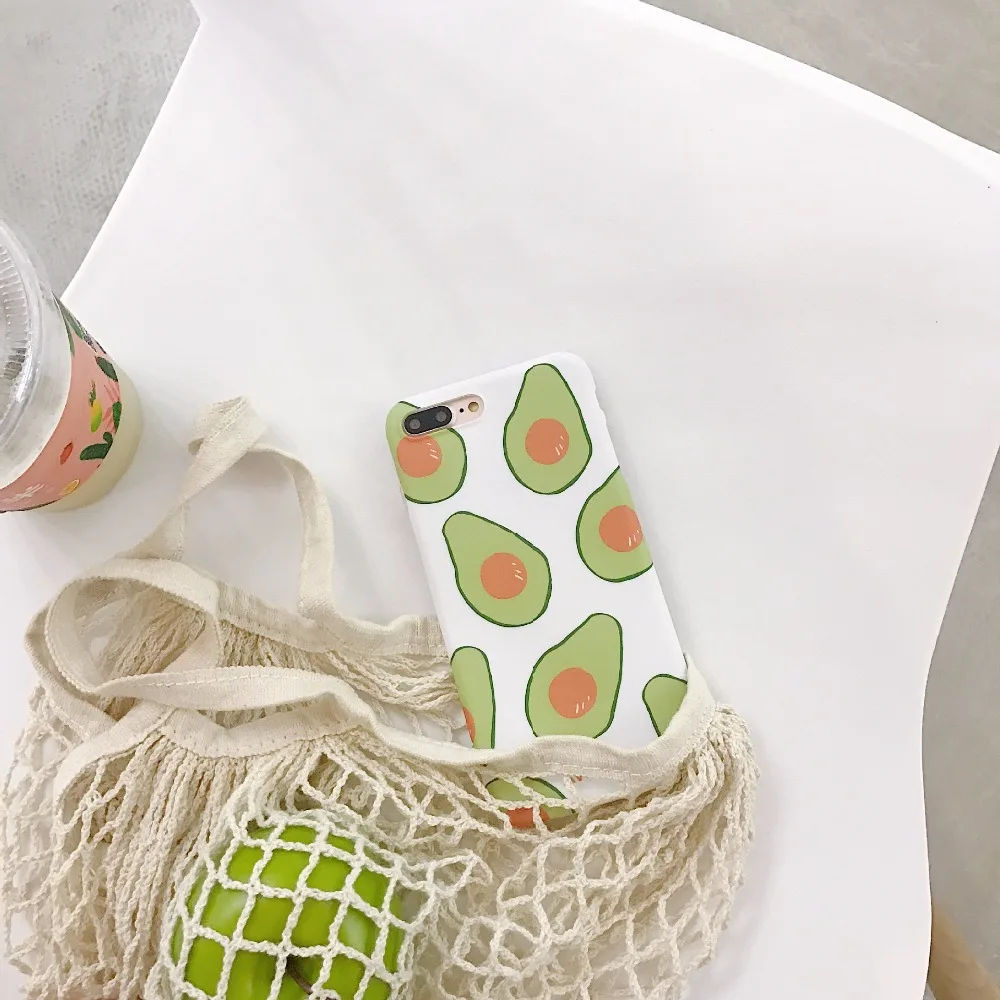 PGSD Simple fashion fresh avocado Mobile phone shell for iphone XS apple 7/8Plus 6S Soft silica gel case Protected back cover
PGSD Simple fashion fresh avocado Mobile phone shell for iphone XS apple 7/8Plus 6S Soft silica gel case Protected back cover