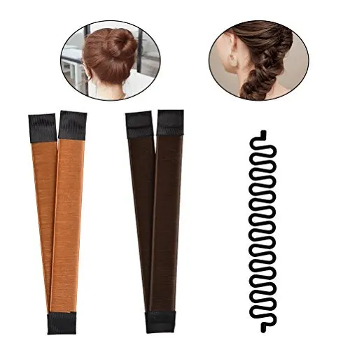 2 Molds To Make Hair Bows (Brown/Blond) + 1 French Hair Braiding Tool For Crafts (Black)
2 Molds To Make Hair Bows (Brown/Blond) + 1 French Hair Braiding Tool For Crafts (Black)