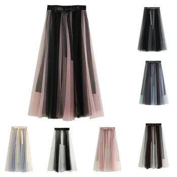 Multicolors 2020 Summer Skirts Spring Summer Elastic High Waist Long Mesh Skirt Womens Tutu Maxi PleatedMaxi Long Skirts 25
Multicolors 2020 Summer Skirts Spring Summer Elastic High Waist Long Mesh Skirt Womens Tutu Maxi PleatedMaxi Long Skirts 25