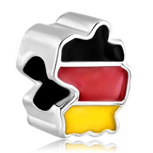 free shipping 1pc enamel Be German Flag Country Of German Map Lucky Charm Fits European Pandora Charm Bracelets A077
free shipping 1pc enamel Be German Flag Country Of German Map Lucky Charm Fits European Pandora Charm Bracelets A077