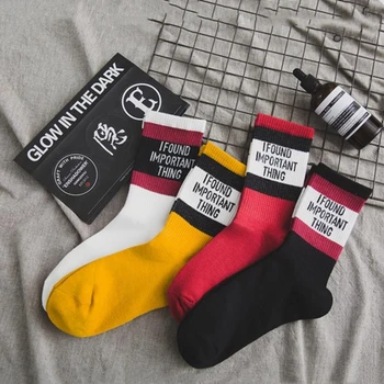 New Fashion Women Socks Cotton 1 Pair Color Striped Letter Autumn Schoolgirl Casual Breathable Long Happy Socks Women
New Fashion Women Socks Cotton 1 Pair Color Striped Letter Autumn Schoolgirl Casual Breathable Long Happy Socks Women