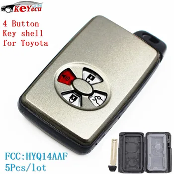 KEYECU 5Pcs/lot New Remote Key Shell Case Fob 3B+Panic Button for Toyota Avalon Camry Corolla Yaris Highlander FCC ID:HYQ14AAF
KEYECU 5Pcs/lot New Remote Key Shell Case Fob 3B+Panic Button for Toyota Avalon Camry Corolla Yaris Highlander FCC ID:HYQ14AAF