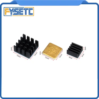 1set/3pc Heatsink Cooler Pure Aluminum Copper Heat Sink Set Kit Radiator For Raspberry Pi 3 Model B / B Plus B+ 3D Printer Parts
1set/3pc Heatsink Cooler Pure Aluminum Copper Heat Sink Set Kit Radiator For Raspberry Pi 3 Model B / B Plus B+ 3D Printer Parts