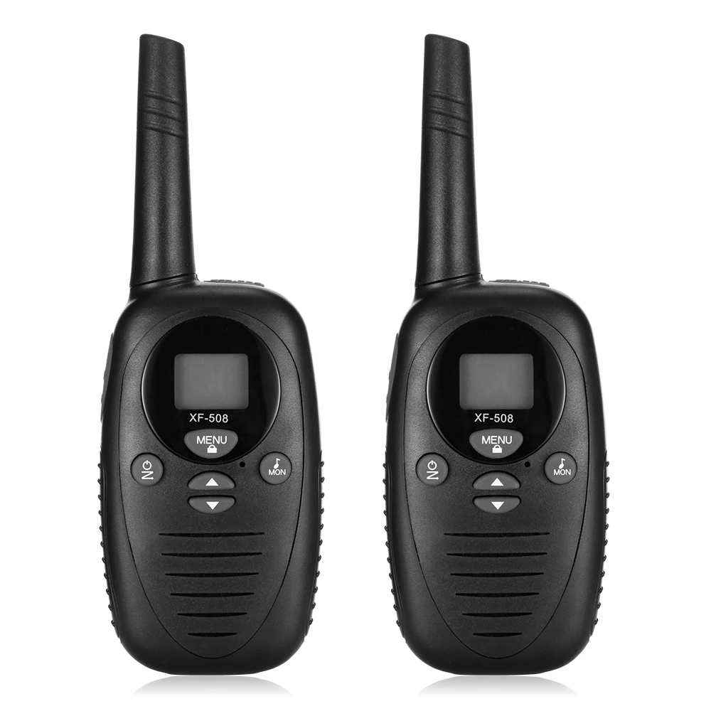 2pcs Children Walkie Talkies XF - 508 Baby Monitor 2-Way Radio 8 Channels 3KM Range Belt Clip With Adjustable Volume
2pcs Children Walkie Talkies XF - 508 Baby Monitor 2-Way Radio 8 Channels 3KM Range Belt Clip With Adjustable Volume