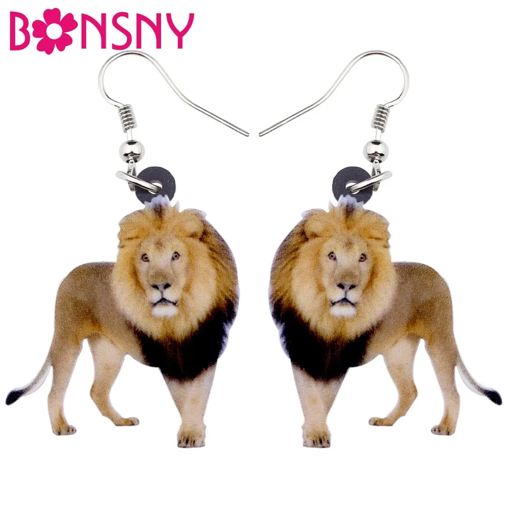 Bonsny Acrylic Elegant Walking Lion Earrings Big Long Dangle Drop Wild Jungle Animal Jewelry For Women Girls Ladies Wholesale
Bonsny Acrylic Elegant Walking Lion Earrings Big Long Dangle Drop Wild Jungle Animal Jewelry For Women Girls Ladies Wholesale
