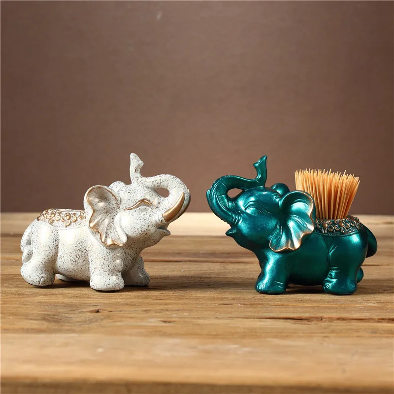 European Elephants, Retro Toothpicks, Creative High-end Toothpick Boxes, Toothpicks, Boxes, Tea Table Decorations. Toothpick Box
European Elephants, Retro Toothpicks, Creative High-end Toothpick Boxes, Toothpicks, Boxes, Tea Table Decorations. Toothpick Box