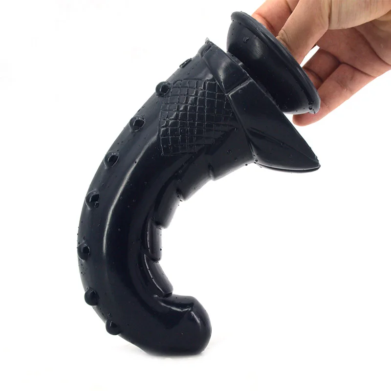 Silicone New Dildo Slight Bending Raised Granule Increased friction G-point Sex Toy Smooth Soft Insert Vagina For Womon