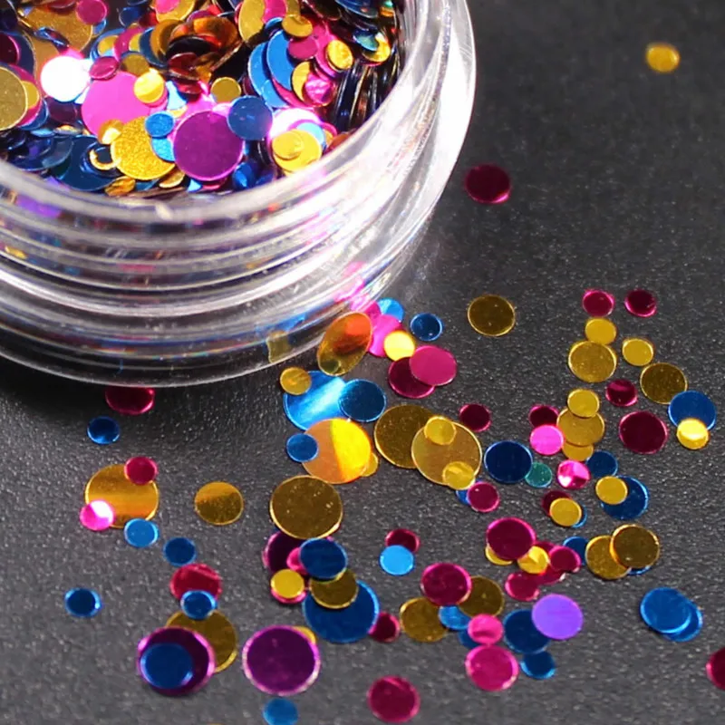 2018 NEW Shiny Round Ultrathin Sequins Colorful Nail Art Glitter Tips UV Gel 3D Nail Decoration Manicure DIY Accessories
2018 NEW Shiny Round Ultrathin Sequins Colorful Nail Art Glitter Tips UV Gel 3D Nail Decoration Manicure DIY Accessories