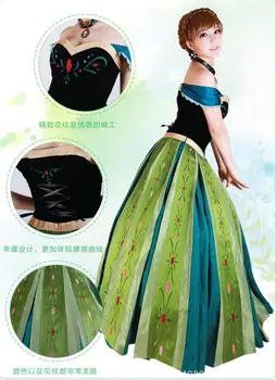 Snow Queen anna dress adult halloween princess anna Coronation costume Movie party women fancy dress Custom Made Free Necklace
Snow Queen anna dress adult halloween princess anna Coronation costume Movie party women fancy dress Custom Made Free Necklace