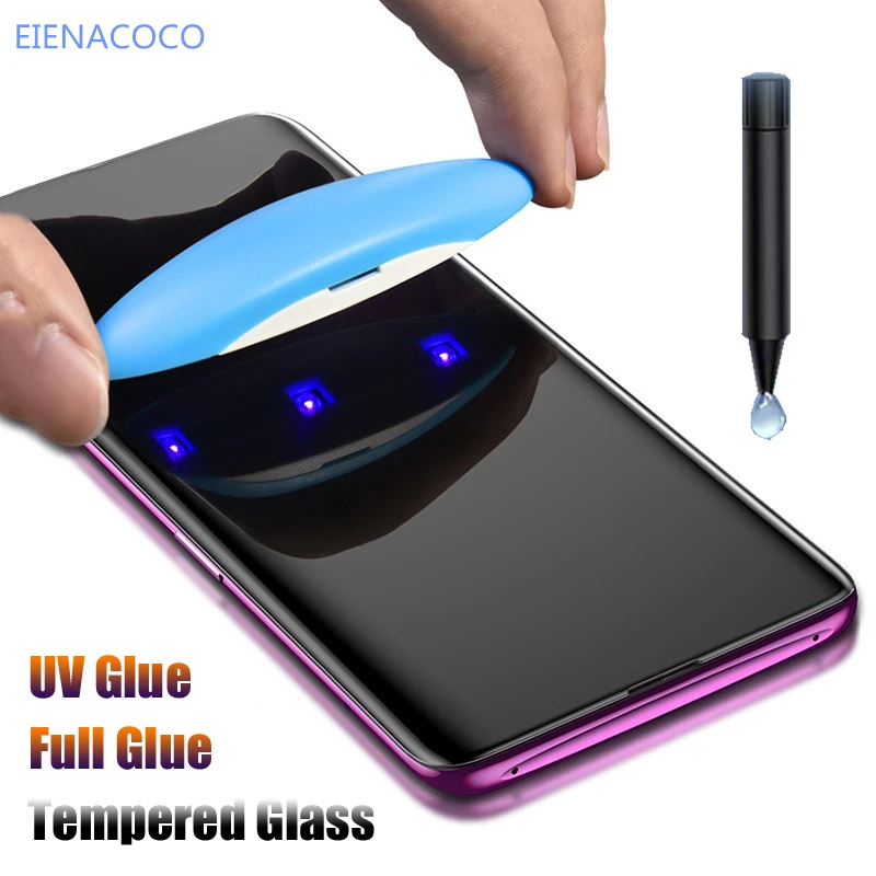 UV Tempered Glass For Samsung Note 9 8 S10 S10e S9 S8 Plus S7 Edge Full Liquid Glue Screen Protector For Samsung Galaxy S9 Glass
UV Tempered Glass For Samsung Note 9 8 S10 S10e S9 S8 Plus S7 Edge Full Liquid Glue Screen Protector For Samsung Galaxy S9 Glass