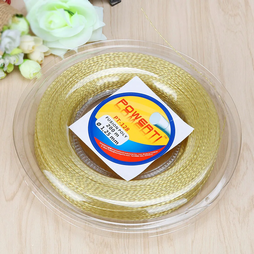 Sport Accessories Tennis line POWERTI PT128 Tennis Racket String 17g (1.25mm) 656 feet (200m) Reel Spor Aletleri
Sport Accessories Tennis line POWERTI PT128 Tennis Racket String 17g (1.25mm) 656 feet (200m) Reel Spor Aletleri