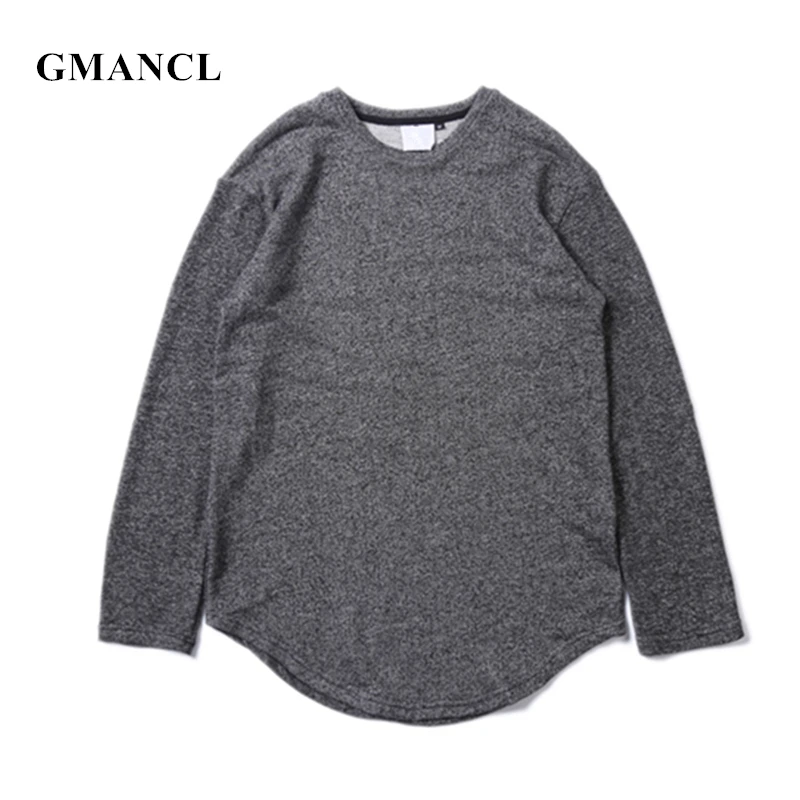 GMANCL Man streetwear Hip hop autumn Extended oversized T Shirts Cotton Mens Solid Color Casual O-neck Long sleeve T Shirts
GMANCL Man streetwear Hip hop autumn Extended oversized T Shirts Cotton Mens Solid Color Casual O-neck Long sleeve T Shirts