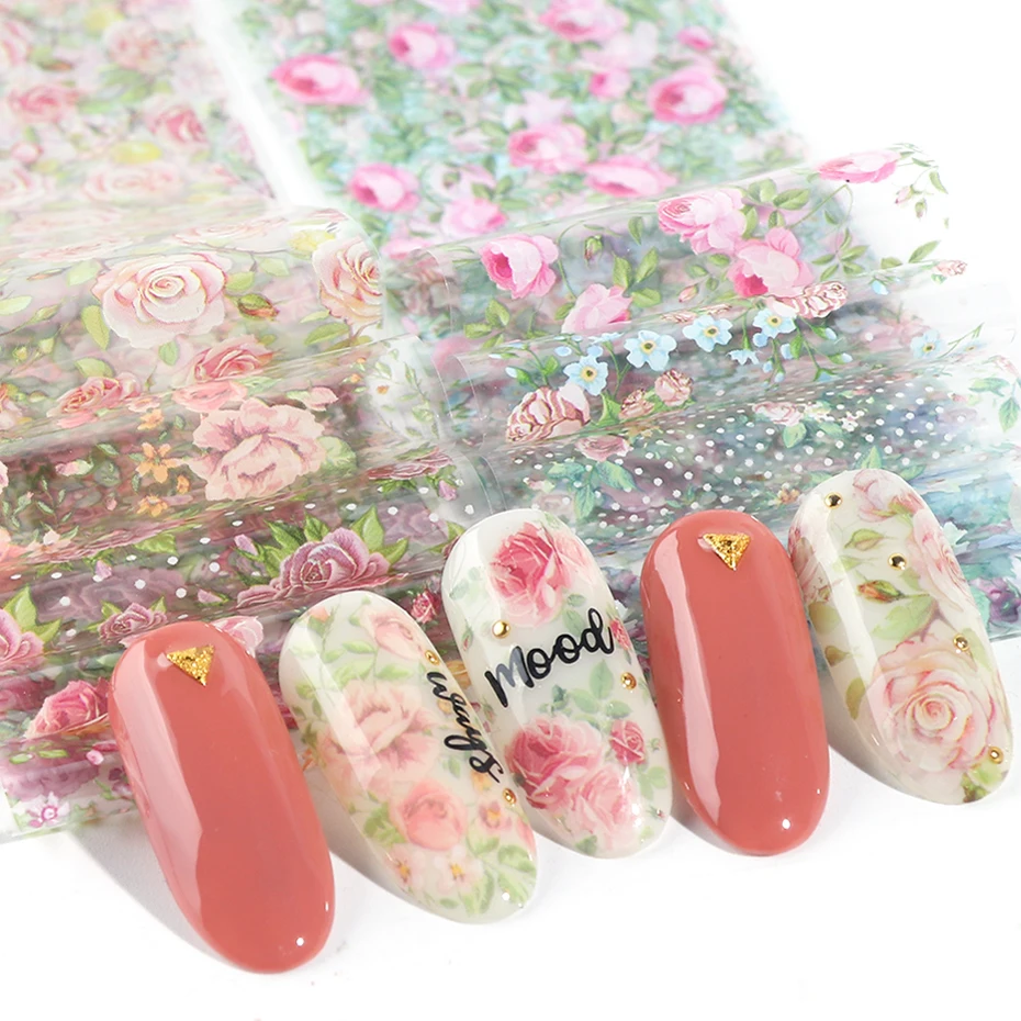 10pcs Gradient Nail Foil Starry Paper Spring Summer Flowers Transfer Decals Nail Art Stickers Adhesive Nail Decorations SA798-C
10pcs Gradient Nail Foil Starry Paper Spring Summer Flowers Transfer Decals Nail Art Stickers Adhesive Nail Decorations SA798-C