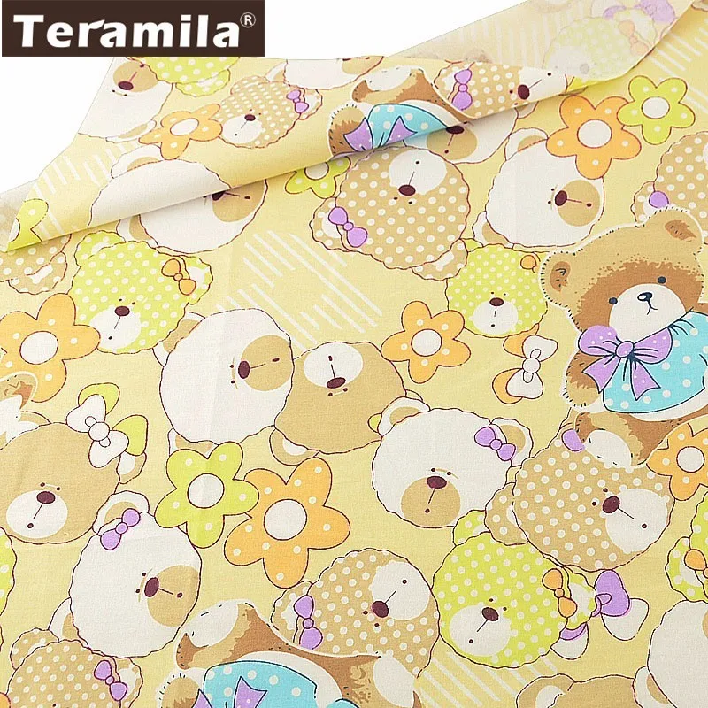 Teramila Quilting Twill Light Yellow Sewing Material 100% Cotton Fabric Cartoon Foral Type Patchwork Scrapbooking DIY Tissus
Teramila Quilting Twill Light Yellow Sewing Material 100% Cotton Fabric Cartoon Foral Type Patchwork Scrapbooking DIY Tissus