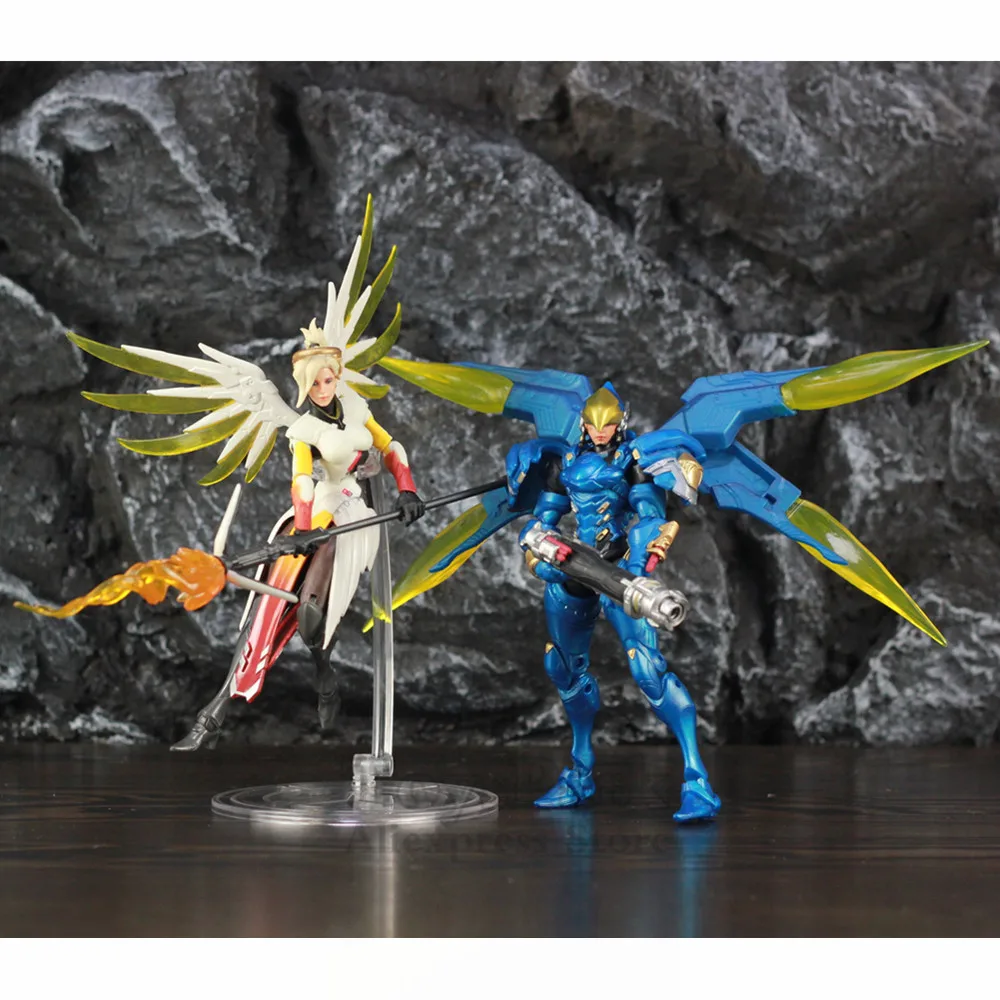 Game OW Ultimates Series Watch Mercy Ange & Pharah 2 Pack 6" Scale Action Figure Over Original Toys Doll Collectible
Game OW Ultimates Series Watch Mercy Ange & Pharah 2 Pack 6" Scale Action Figure Over Original Toys Doll Collectible