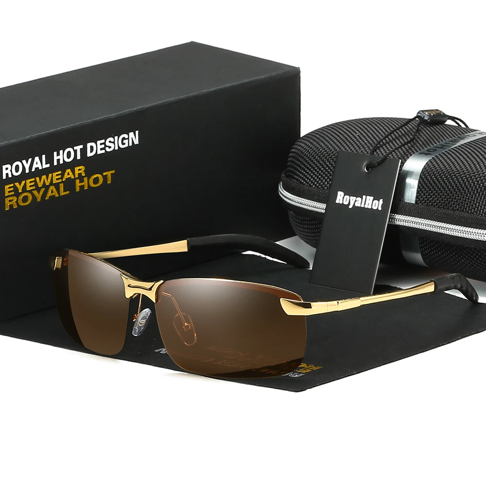 RoyalHot Men super cool reflective metal alloy Polarized uv400 sunglasses driving glasses eyewear
RoyalHot Men super cool reflective metal alloy Polarized uv400 sunglasses driving glasses eyewear