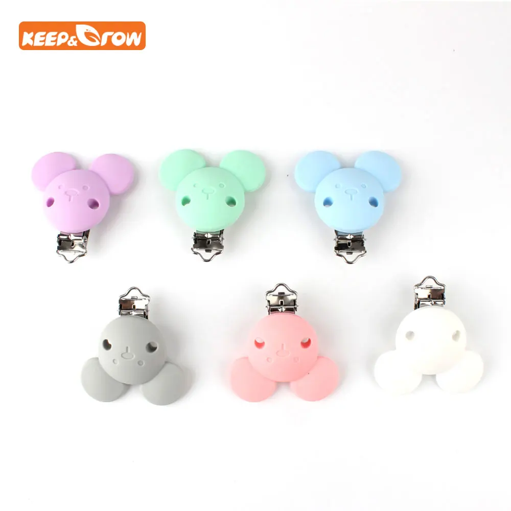 Keep&grow 5Pc Cartoon Mouse Pacifier Clips Silicone Baby Pacifier Holder DIY Pacifier Chain Teething Accessories Clasps Toy Mint
Keep&grow 5Pc Cartoon Mouse Pacifier Clips Silicone Baby Pacifier Holder DIY Pacifier Chain Teething Accessories Clasps Toy Mint