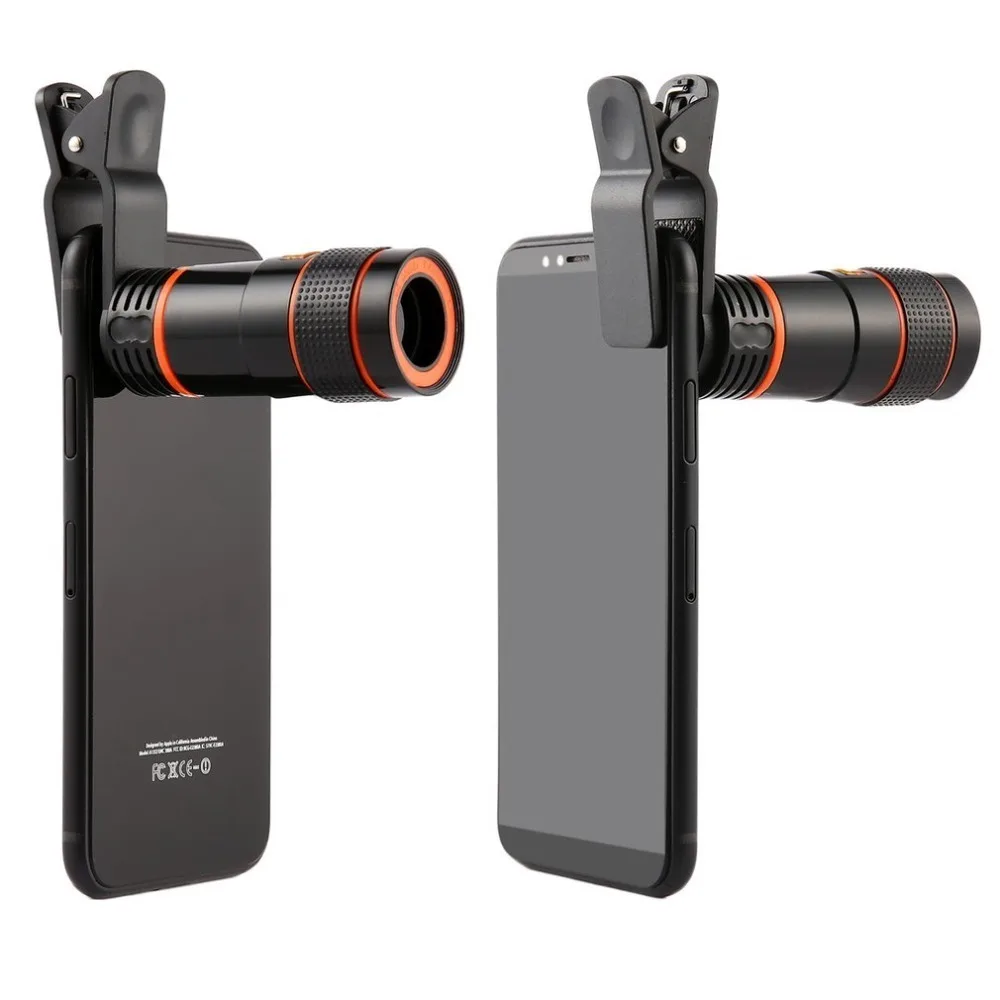 12X Universal Zoom Lens Telephoto Lens Zoom Effect High-definition Lens Long Focus Monocular Phone Telescope for Mobile Phone
12X Universal Zoom Lens Telephoto Lens Zoom Effect High-definition Lens Long Focus Monocular Phone Telescope for Mobile Phone