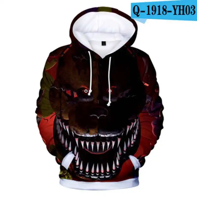Boys/Girls Five Nights at Freddy 3D Lovely Hoodies Casual Autumn Hoodies Five Nights at Freddy's Hoodies Sweatshirts
Boys/Girls Five Nights at Freddy 3D Lovely Hoodies Casual Autumn Hoodies Five Nights at Freddy's Hoodies Sweatshirts
