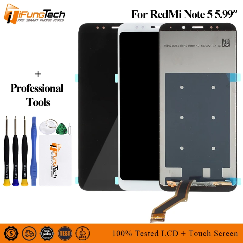 For Xiaomi Redmi Note 5 LCD Display Touch Screen Digitizer Assembly Redmi Note 5 LCD
For Xiaomi Redmi Note 5 LCD Display Touch Screen Digitizer Assembly Redmi Note 5 LCD